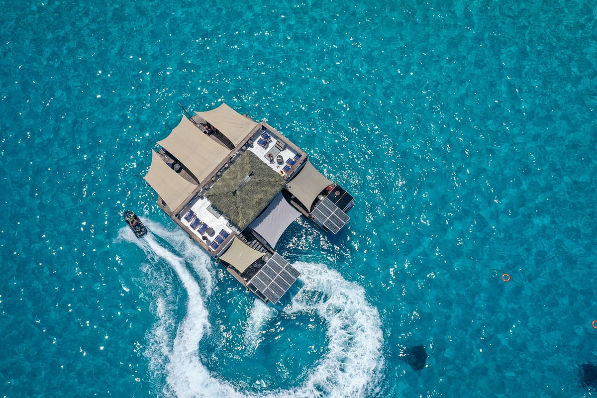 Cloud 9 a floating bar in Fiji